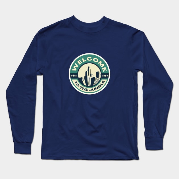 Jungle Skyline Long Sleeve T-Shirt by Upper East Side